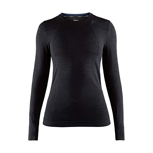 Craft Damen FUSEKNIT Comfort RN LS Baselayer, Black, S