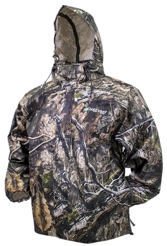 frogg toggs Herren Classic Pro Action Regenjacke, wasserdicht, atmungsaktiv, Mossy Oak DNA, XX-Large