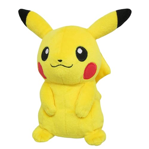 Pokemon ALL STAR COLLECTION Pikachu stuffed animal sitting height 16cm PP1