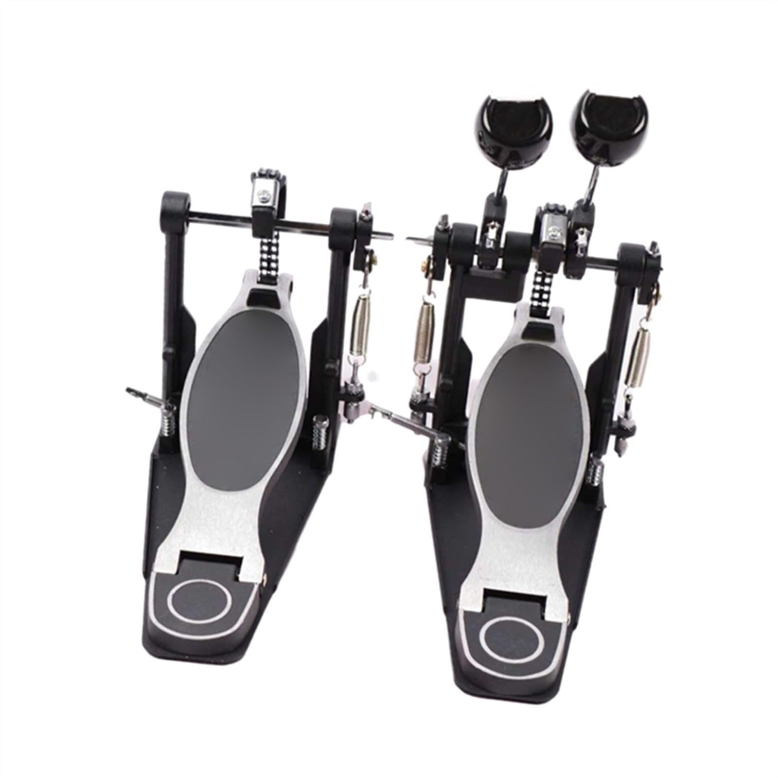 Drum Double Step Hammer Pedal Aus Zink-Aluminium-Legierung Jazz Drum Double Chain Cam Bottom Drum Pedal Schlagzeug Zubehör