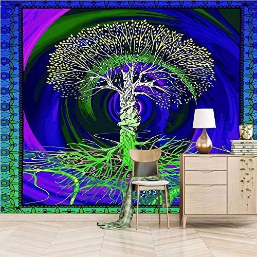 XLMING Anime Baum Wand Wand 3D Tapeten Home Esszimmer Sofa Schlafzimmer Wohnzimmer TV Hintergrund-200cm×140cm