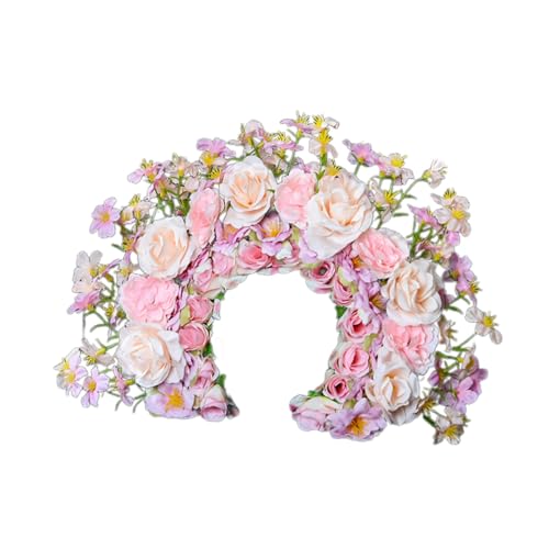 Rosenkranz, Strandblumen, Girlanden, Blumen-Haarband, Hochzeitskränze, Haarband für Damen und Mädchen