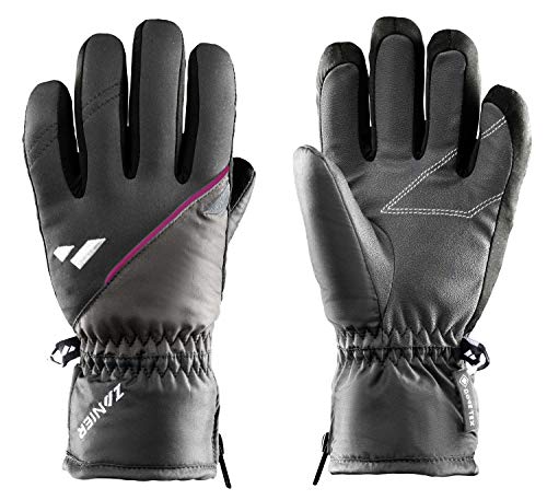 Zanier Unisex Jugend 12098-2067-5,5 Handschuhe, Schwarz, Fuchsia, 5.5