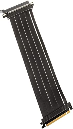 KOLINK PCI Express 4.0 x16 auf x16 Riser-Kabel, 180 Grad, schwarz - 30cm