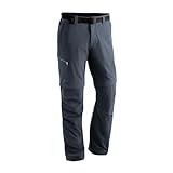 Maier Sports Tajo 2, Herren Wanderhose, Wasserabweisende Outdoorhose für Trekking und Hiking, Praktische Zipp-off-Funktion, PFC-frei, mSTRETCH pro 4 & Dryprotec, Grau, 31 (W49/L32)