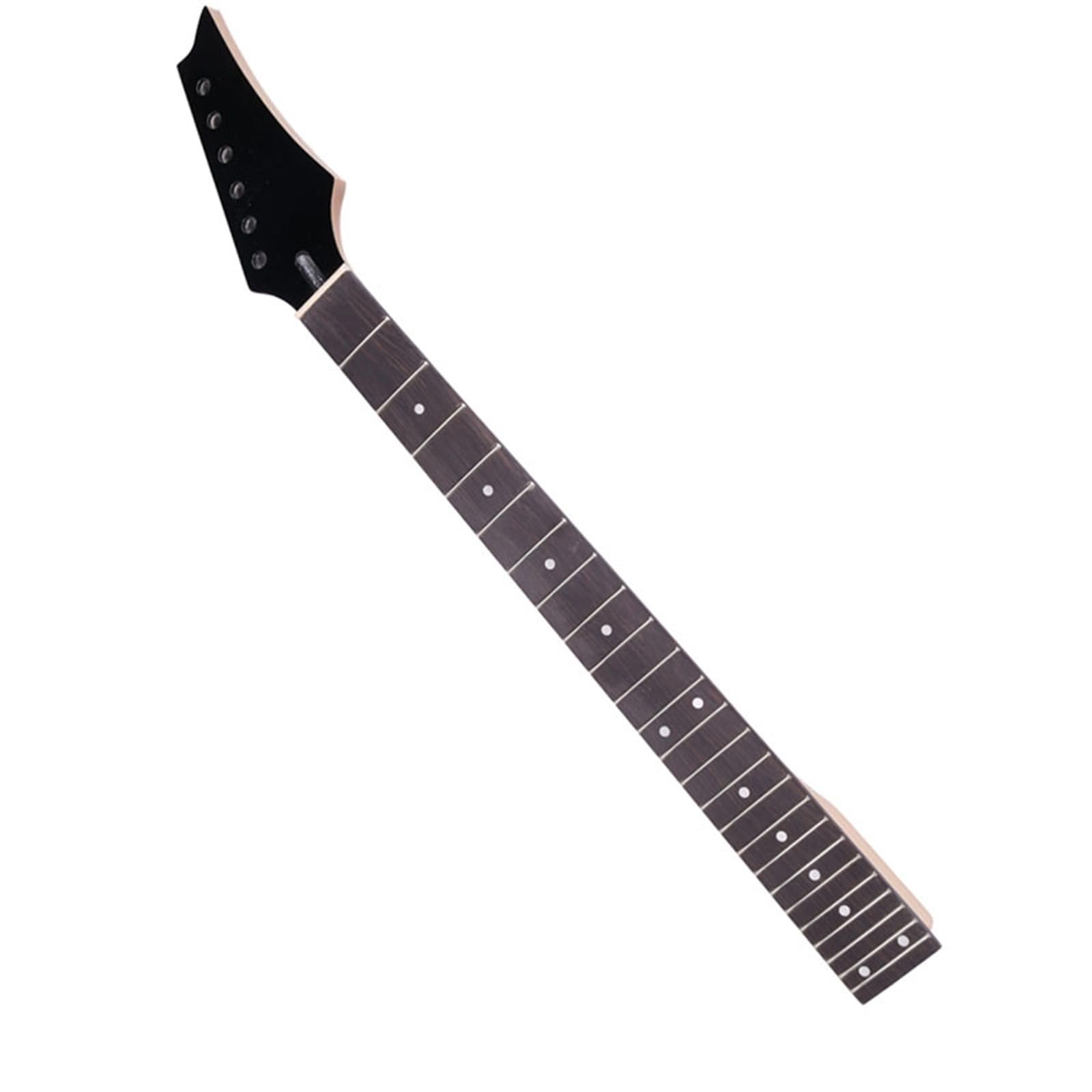 gitarrenhals 24 Bünde Ersatz-Ahornhals, Palisander-Griffbrett, Griffbrett Für E-Gitarre, Schwarz