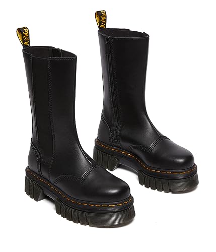 DR. MARTENS Damen Chelsea Boots, Black Nappa Lux, 39 EU