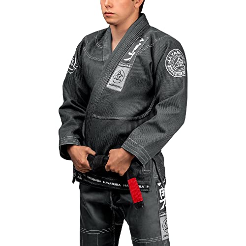 Hayabusa BJJ GI, Goorudo 3, Gold-Weave, grau GI-Größe A2