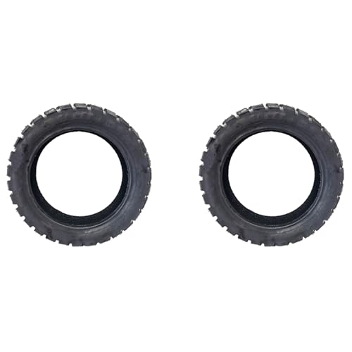 SICOSALT 2X 10X2.70-6.5 Innen- und Außenreifen Elektroroller Balance Autoreifen Off-Road Tubeless-Reifen Schwarz 700G