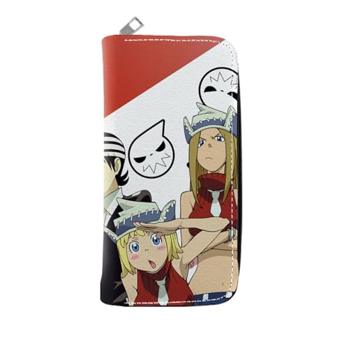 RYNDEX So-ul Eat-er Anime Geldbörse, Lustig Süß Spaß Card Holder Wallet, Teenager Reisegeldbeutel für Taschengeld Fahrkarte(Color:Multicolor 6)