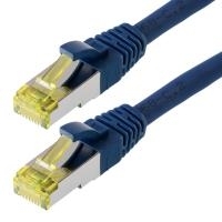 Helos - Patchkabel - RJ-45 (M) - RJ-45 (M) - 7.5 m - SFTP-Kabel (PIMF) - CAT 6a - Blau