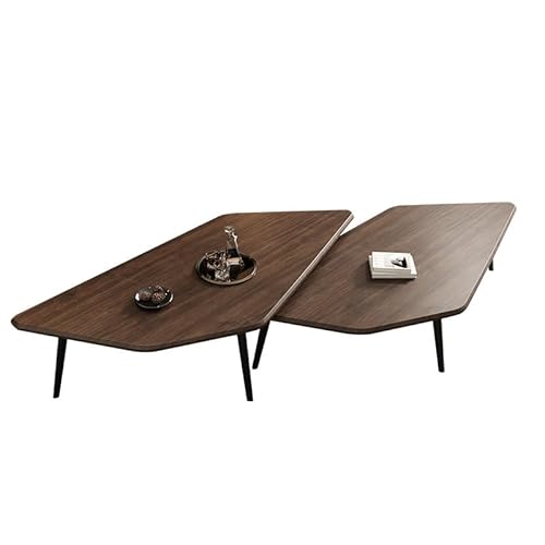 Beistelltisch Moderner, minimalistischer, unregelmäßiger Couchtisch, kleiner Beistelltisch for das Wohnzimmer, stilvolles und platzsparendes Design, perfekt for kompakte Wohnungen Kaffeetisch Kleiner