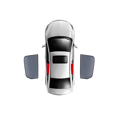 Sonnenschutz Für Skoda Für Octavia Für 5E 2012-2019 Magnetischer Auto-Sonnenschutz Visier Frontscheibenrahmen Vorhang Baby Heckscheiben-Sonnenschutzschild Auto Sonnenschutz(2PCS Rear)