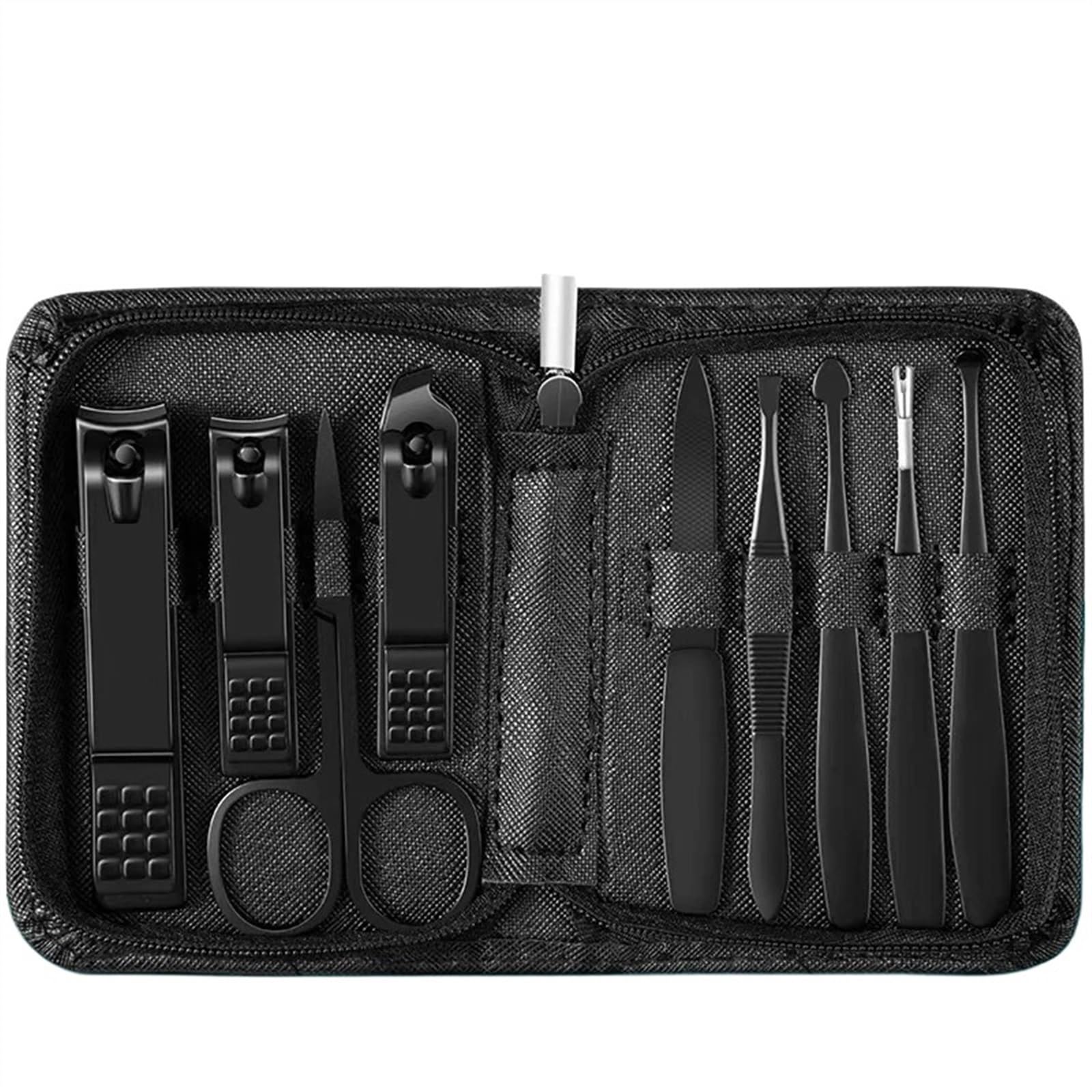 Maniküre/Pediküre Set Nagelknipser-Set for Zuhause, Damen-Nagelknipser, hochwertiger Nagelknipser, Schaufel, Schaufel, Pediküre-Werkzeuge Nagelpflege-Werkzeuge(Schwarz)