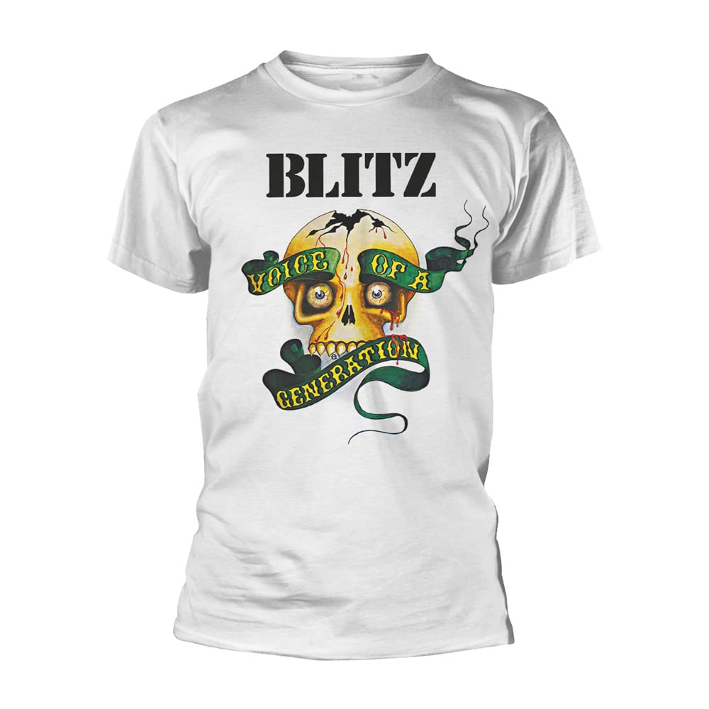 Blitz Voice of A Generation (White) T-Shirt L