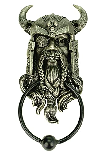 Joh. Vogler GmbH Türklopfer Odin mit Metallring gemanischer Gott 24 cm Figur Tür