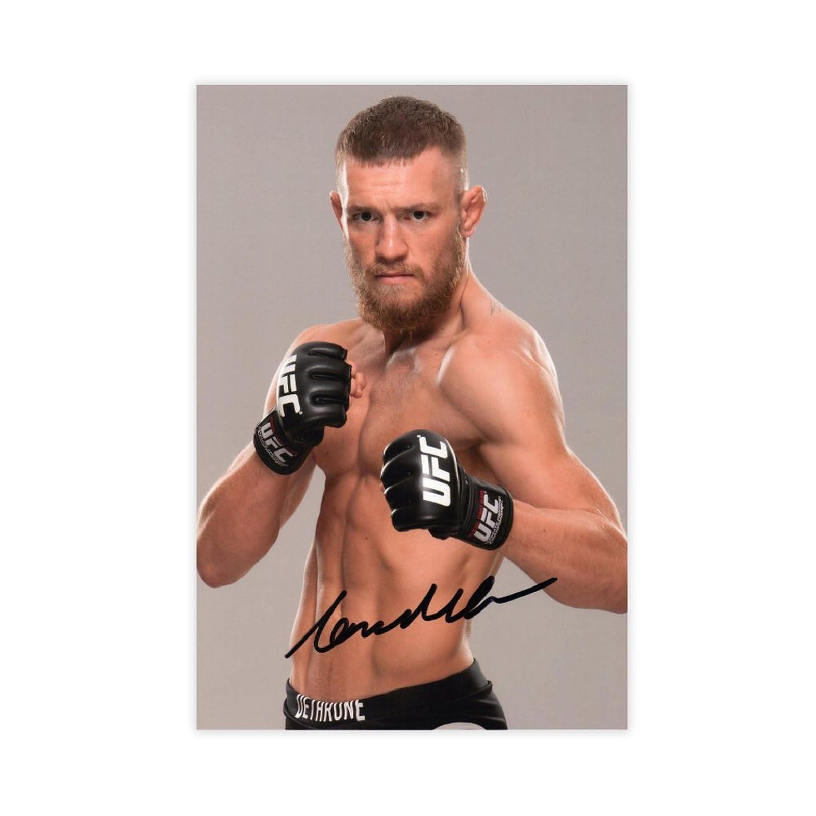 biegzc Photographie Signée Conor McGregor Ufc En Édition Limitée + Autogramm Imprimé CERT Leinwandposter, Wandkunst, Dekordruck, Gemälde für Wohnzimmer, Schlafzimmer, Dekoration, 60 x 90 cm