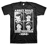 Offizielles Lizenzprodukt Abbey Road - Come Together Herren T-Shirt (Schwarz), XX-Large