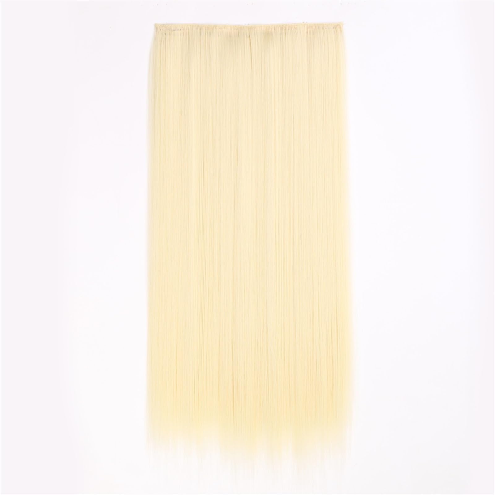 Clip-in-Haarverlängerungen Clip-in-Kunsthaarverlängerungen, 5 Clip-in-Haarverlängerungen, lange, glatte Frisur, Haarteil, Schwarz, Braun, Blond, 61 cm, Kunsthaar for Frauen Clip-in-Haarverlängerungen