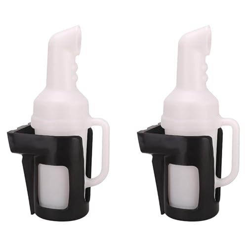 Torribala 2X für Golfwagen Sandflasche für Club Car Divot FüLler Sandflaschen Kit mit Klappersicherem Halter für GolfwagenB