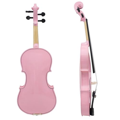 Standard Violine 4/4 Ahorn-Panel Für Anfänger Mit Teilen(Pink)