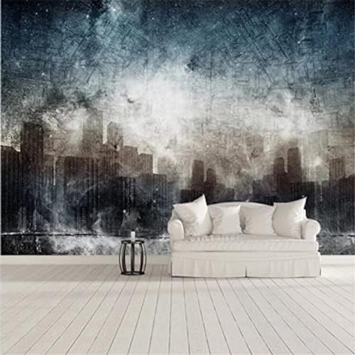 XLMING Abstrakte Rauch-Landschaft 3D Tapete Wohnzimmer Sofa Schlafzimmer Esszimmer Home Dekoration Wand-250cm×170cm