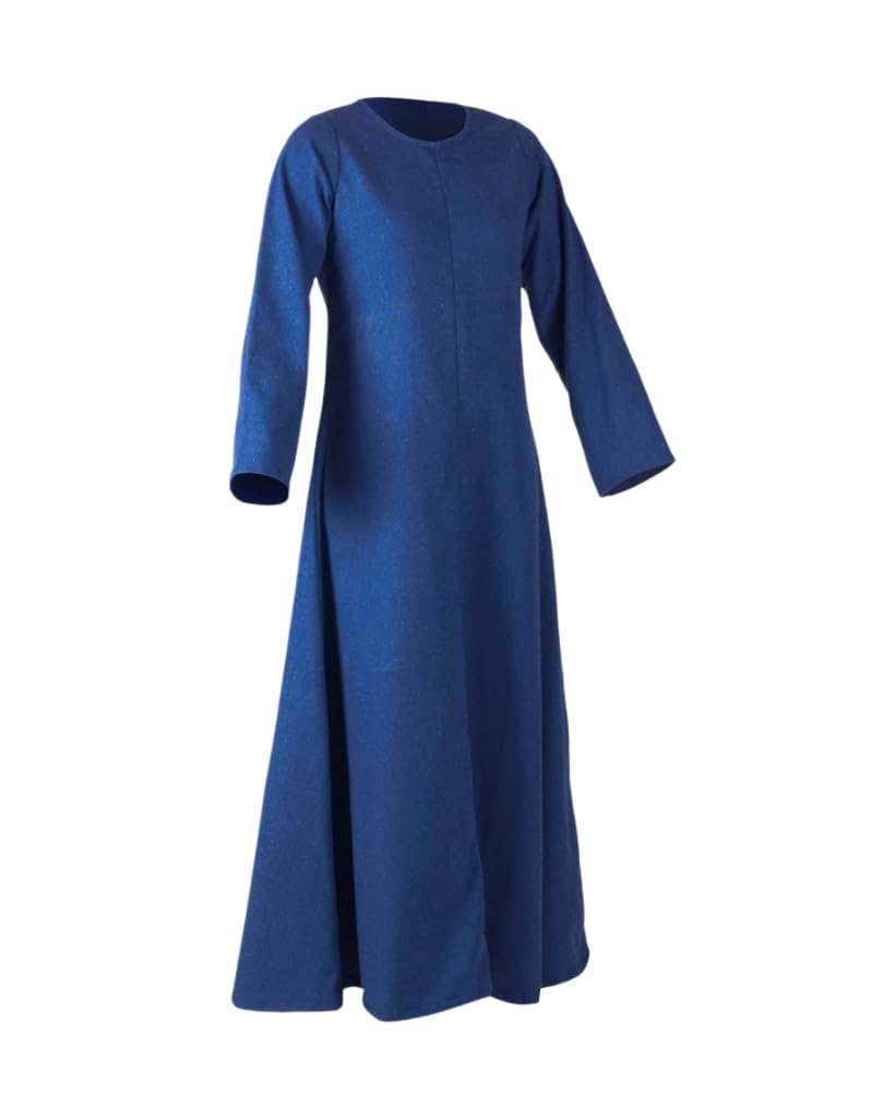 MYTHOLON Unterkleid Mittelalter Damen Alina blau XL