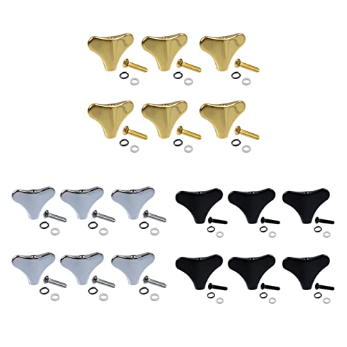 Gitarren Stimmwirbel 6 Stücke Bass Ersatz Tuning Pegs Maschinenköpfe Taste Für Pb. Teile (Color : Silver)