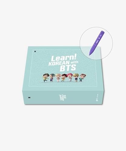 Learn! KOREAN With BTS | 4-Book Set | With Motipen | Korean Learning for Basic Learners | With Korean Keyboard Stickers: Set mit 4 Lehrbüchern, Sprachstift und koreanischen Tastaturaufklebern