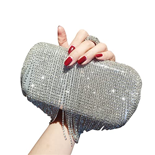 Abendtasche Passende Handtasche Glitzernde Quasten Hochzeitshandtasche Umhängetasche Bankett