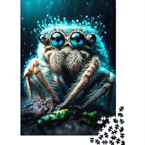 Schwierige, anspruchsvolle Puzzles, 1000 Teile, Spinnen-Puzzles, Puzzles für Erwachsene, Teenager, Puzzles für Erwachsene, Geschenke (Größe: 75 x 50 cm)