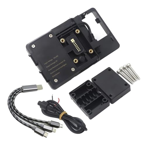 Handyhalterung Motorrad Für Xmax 300 250 125 Motorrad Vorne Telefon Ständer Halter Smartphone Telefon GPS Navigaton Platte Halterung Zubehör Handyhalter Fahrrad(B)