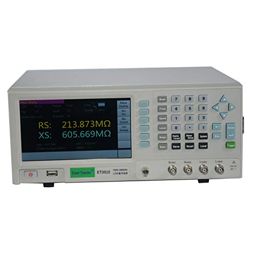 Digitales LCR-Messgerät ET3510 Desktop Hochpräzise digitale LCR-Brücke +/- 0,05% Genauigkeit, 10Hz ~ 1MHz Messbereich, 6 1/2 Digit Display Kontinuierlich 200-240V - LCR-Brücke