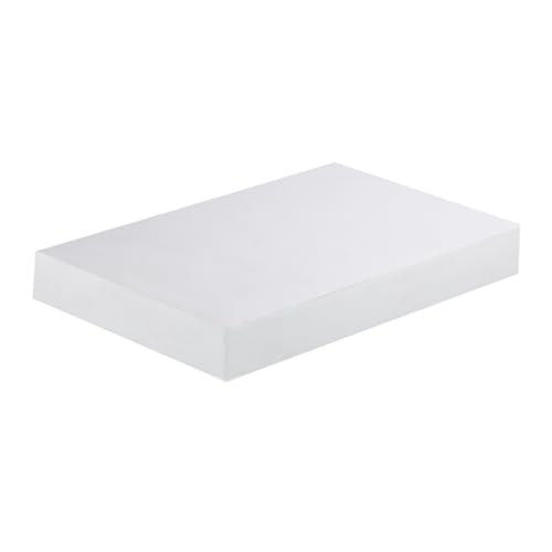 WOFDALY PTFE Kunststoff Platte, PTFE Teflonfolie Platte 100 X 100 Mm Antihaft-Hitzebeständige Bastelmatte Wärmeübertragungs-Teflonpapierblatt Für Back-/Grillmatten, Weiß,Thickness: 30mm