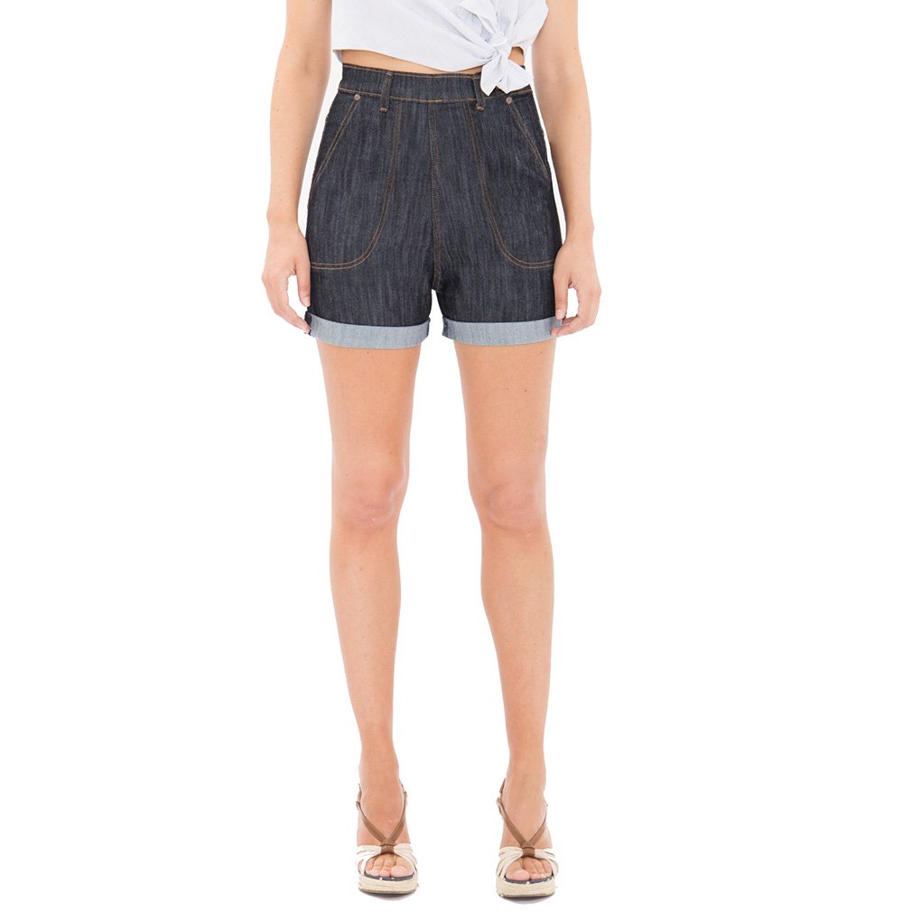 Queen Kerosin Denim Shorts - Dip and Dry 29