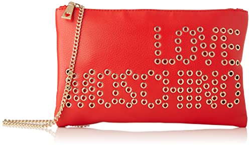 Love Moschino Damen, Schultertasche, Kollektion Frühling Sommer 2021, rot