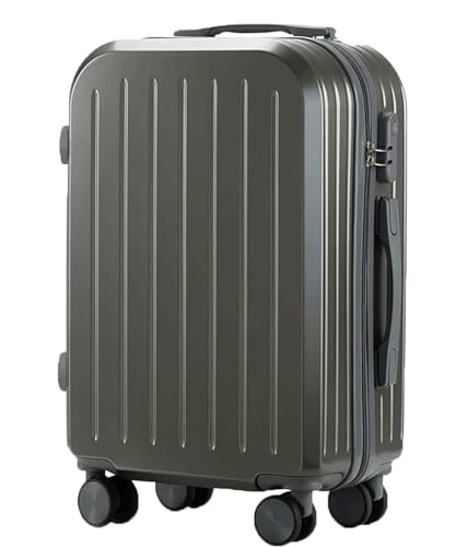 Habrur Rollkoffer Koffer Trolley Tragbarer, Praktischer Gepäck-Trolley, Langlebig, Universelles Rad, Passwort Mit Rädern Koffer Gepäck Reisekoffer (Color : B, Size : 22 inch)