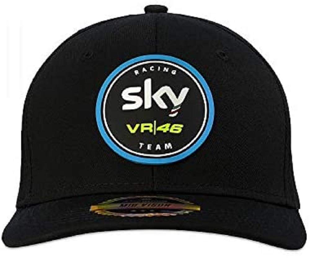 VR46 Kappe Mit Visier Sky Racing,Mann,One Size,Schwarz