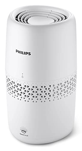 Philips Luftreiniger Sorolla NanoCloud-Technologie, Befeuchtet Räume bis zu 31m2, 2L Wassertank, 99,97% weniger Bakterien, Weiß, (HU2510/10)