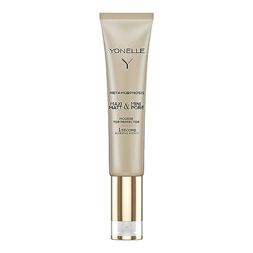 Yonelle Creme Mousse Getönte - Mattierende Foundation - Metamorphosis - Pore Minimizer Getönte Tagescreme - Schminke Creme Foundation - Deckende Tagescreme für Mischhaut und Fettige Haut - 25 ml