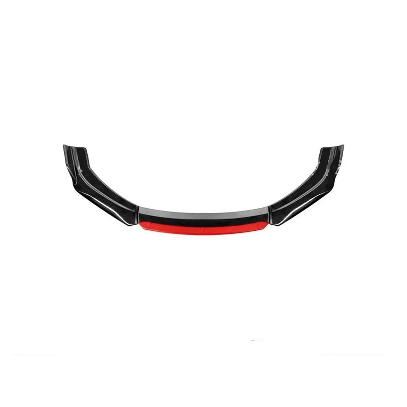 Splitter Auto Front Lip Bumper Spoiler Diffusor Körper Modifikation Kollision Und Kratzfestigkeit Externes Zubehör Helles Schwarz Frontlippe(Black red Head)