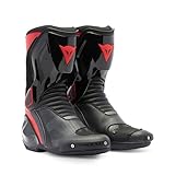 Dainese Nexus 2 Boots Motorradstiefel Sportstiefel, BLACK/LAVA RED/IRON-GATE, 44 EU