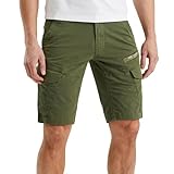 PME Legend Herren Short NORDROP Cargo - Regular Fit - Grau Blau Grün Beige, Größe:W 32, Farbe:Ivy Greens 8576