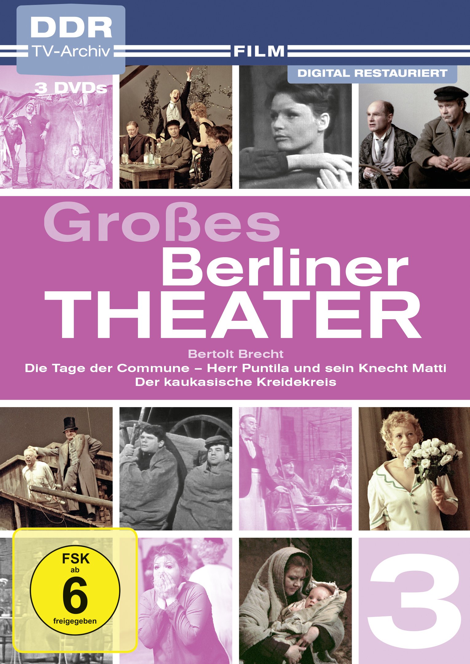 Großes Berliner Theater - Teil 3 - DDR TV-Archiv [3 DVDs]