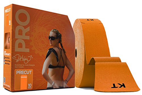 KT Tape PRO Jumbo, Vorgeschnittene, Synthetisch, 150 Streifen, Orange