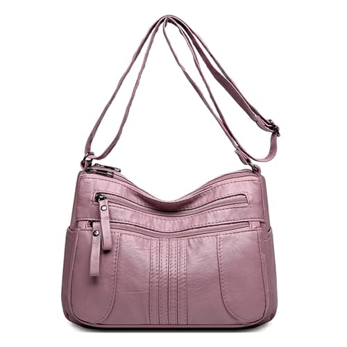 Meiliyizu Crossbody-Taschen für Damen, Umhängetasche, Taschenbücher, mehrere Taschen, Schultertasche, PU-Leder, Schultertasche