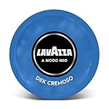 Lavazza A Modo Mio Dek Cremoso, 256 Kaffeekapseln, für einen entkoffeinierten Espresso mit aromatischen Noten von Mandeln und Canditis, 100% Arabica, Intensität 7/13, mittlere Röstung, 16 Packungen