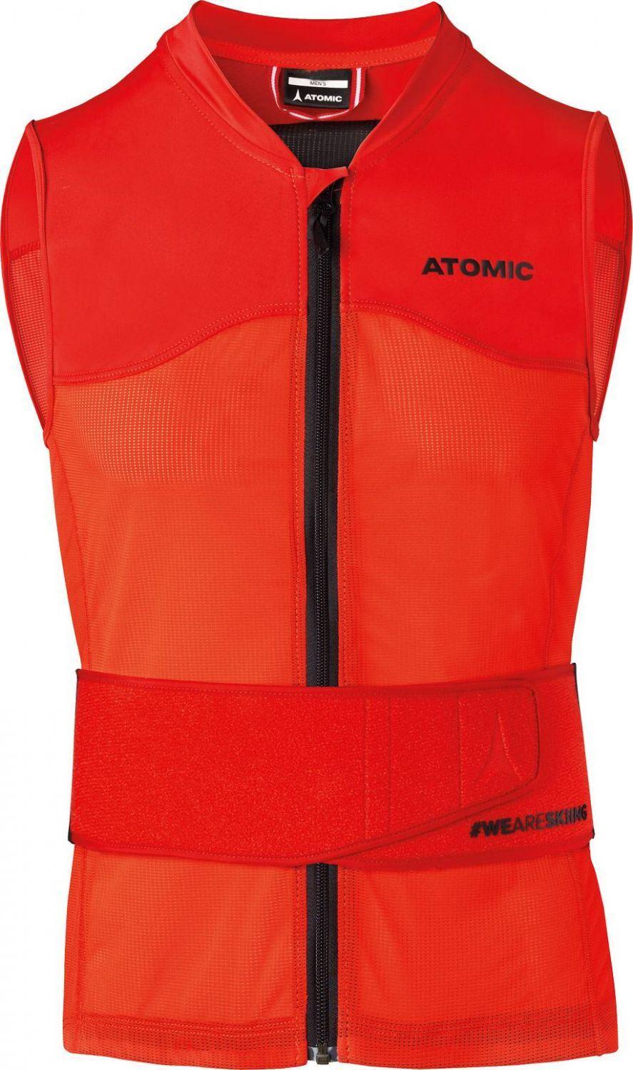 Atomic Live Shield Vest Men Protektor (S, K&ouml;rpergr&ouml;&szlig;e 160 bis 170 cm, red)