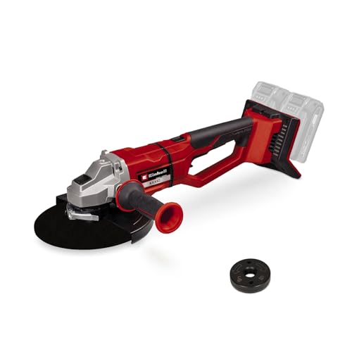 Einhell Akku-Winkelschleifer AXXIO 36/230 Q Power X-Change (36 V, 230 mm Scheibendurchmesser, 70 mm Schnitttiefe, Brushless, Quick-Fix-Nut, ohne Trennscheibe, ohne Akku)