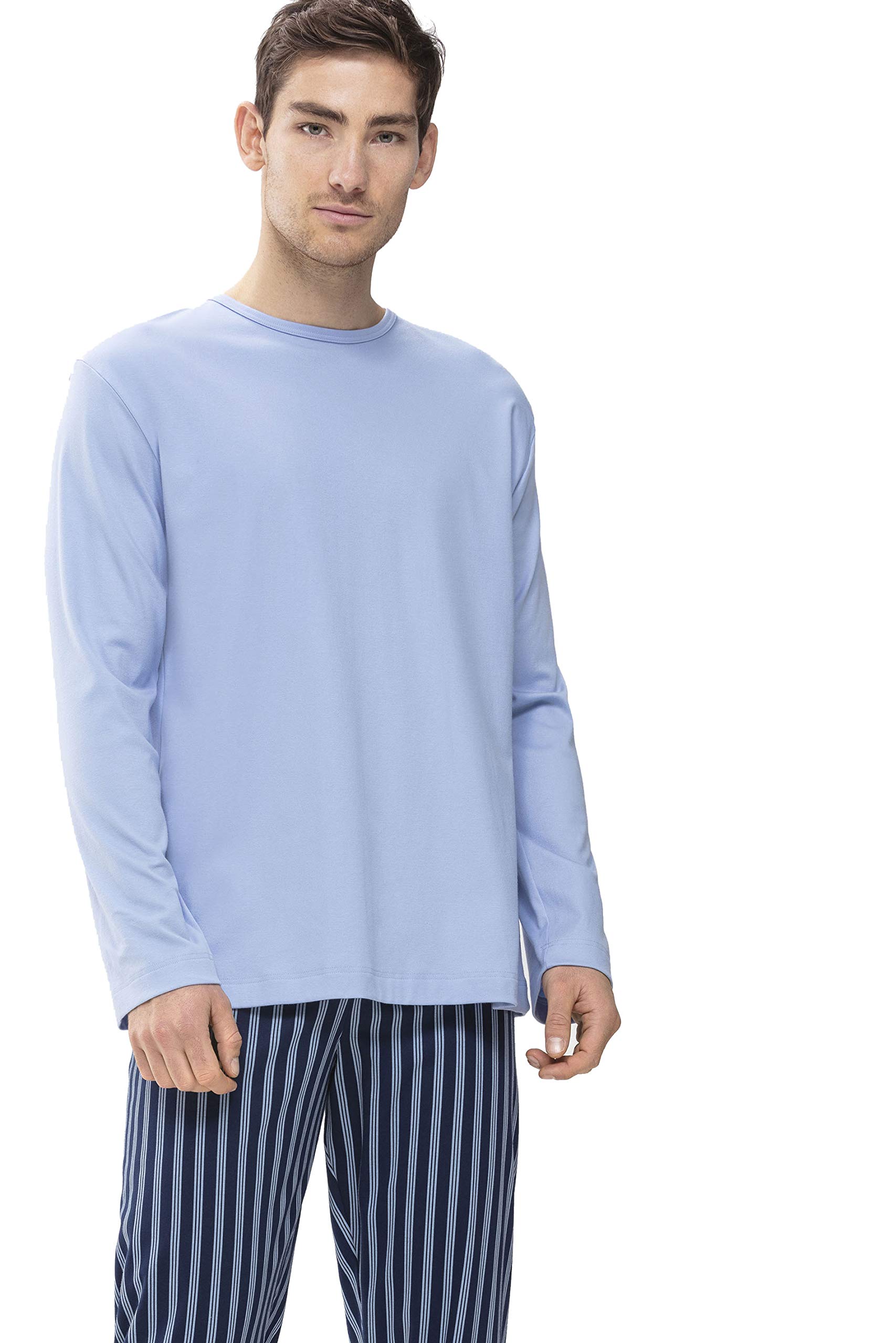 Mey Nachtwäsche Serie Springvale Herren Homewear Shirts Ciel XXL(56)